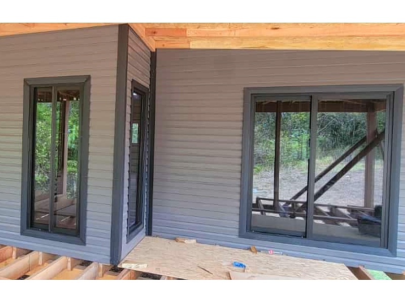 Ventana vidrio negro