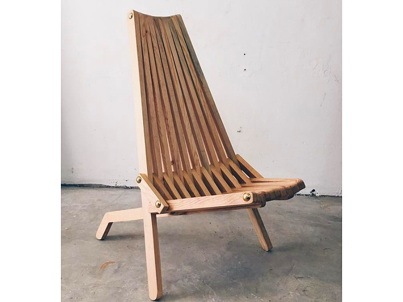 Silla madera Guatemala 