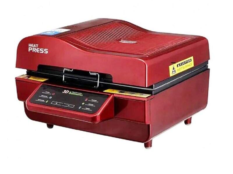 SUBLIMADORA 3D MINI HORNO MULTI-FUNCIÓN ROJA