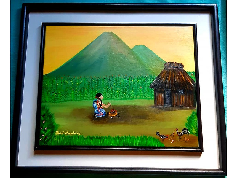 Cuadro Decorativo Montaña Guatemala