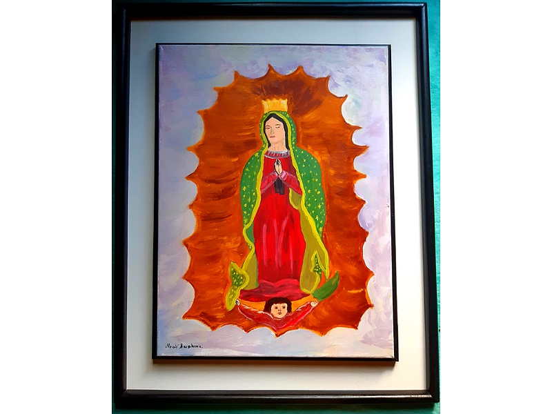 Cuadro Decorativo Virgen Guatemala