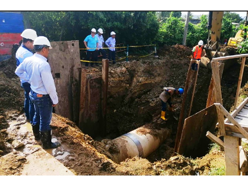 Tuberías de agua cruda