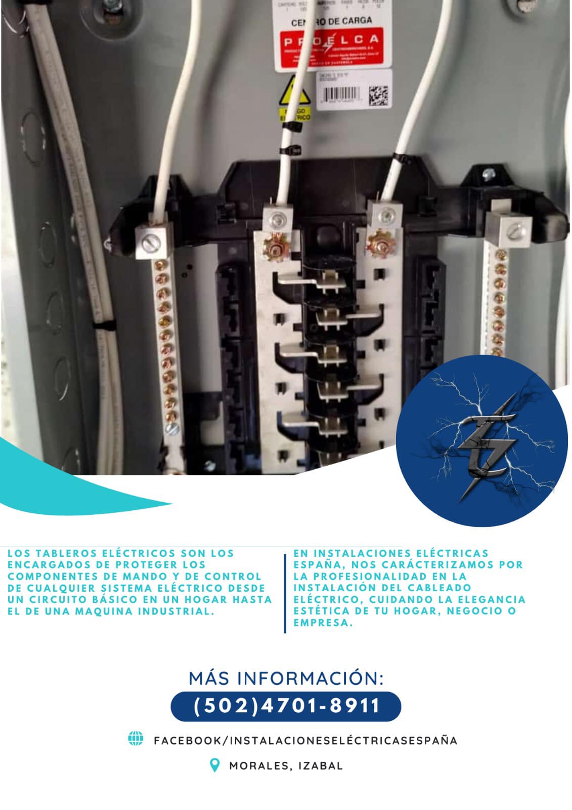 Instalaciòn de tomas de corriente Guatemala 