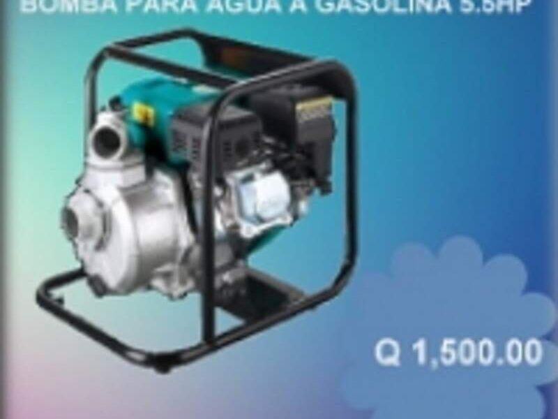 Bomba para Agua a Gasolina Puerto Barrios