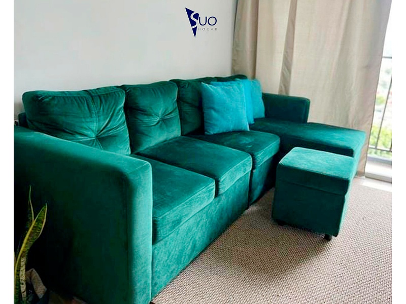 Sofá verde Guatemala