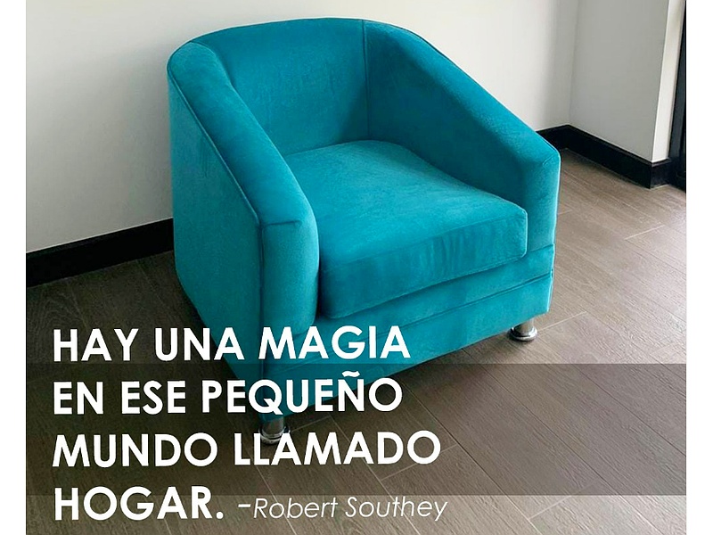 Sillón turquesa Guatemala