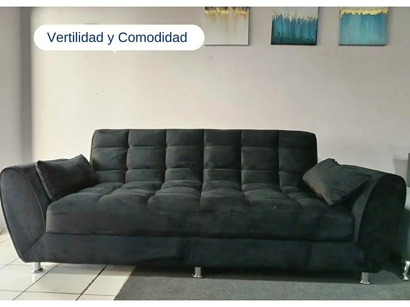 Sofá cama negro Guatemala
