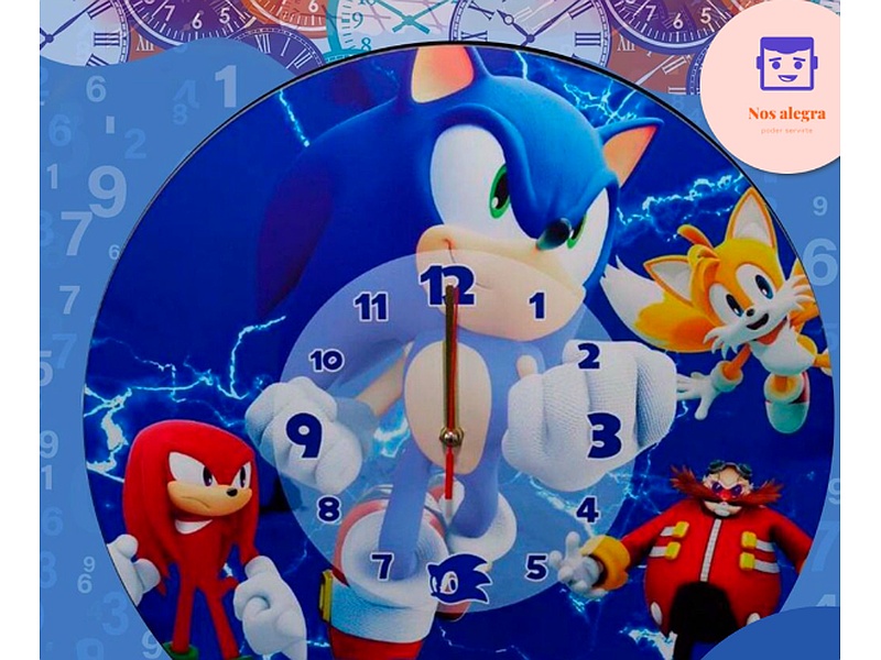 Reloj de Pared Sonic Guatemala