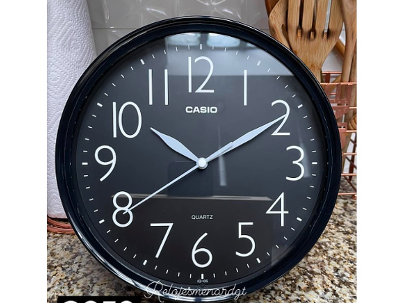 Reloj de Pared Circular negro Guatemala
