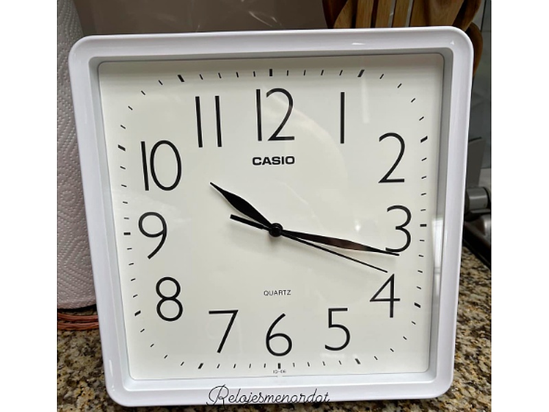 Reloj de Pared Cuadrado Blanco Guatemala
