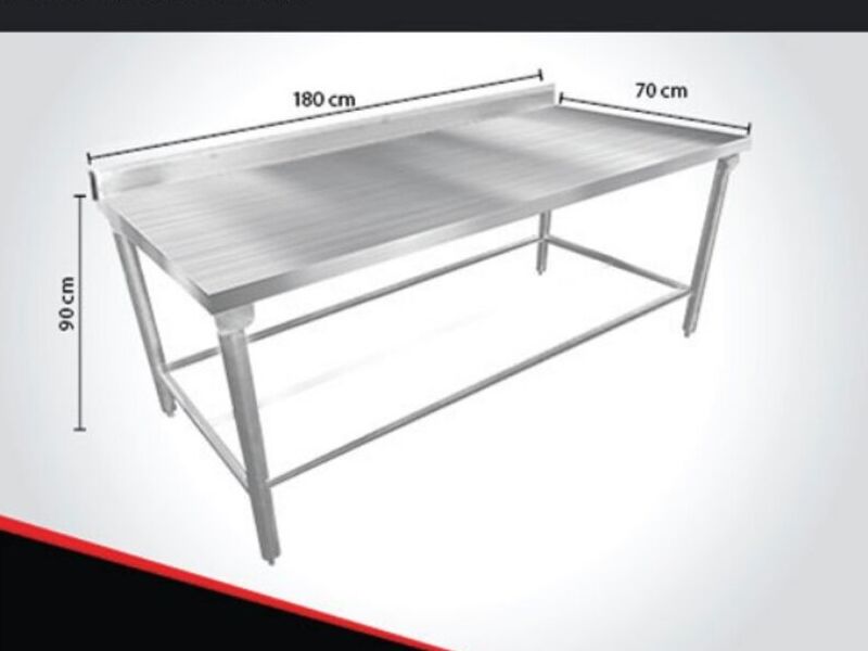 MESA CON RESPALDO T-304 