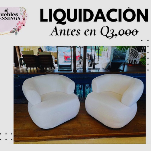 Sillon Blanco Marfil Guatemala