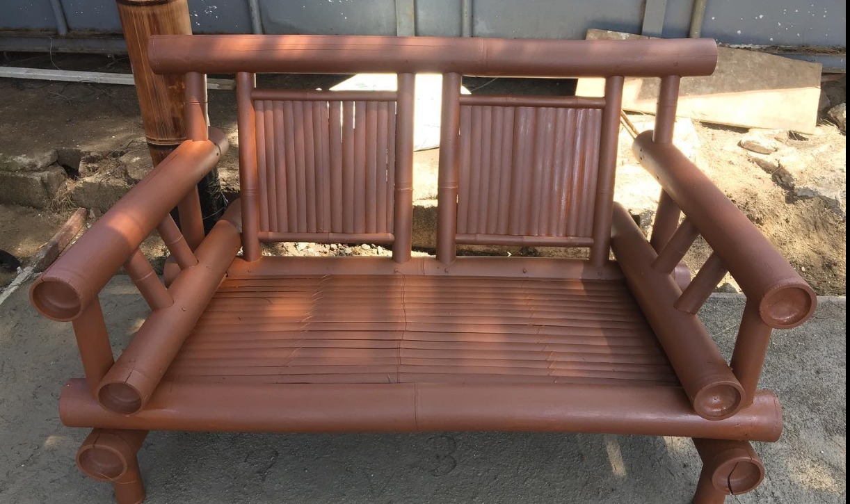 Sillón de bambú café Guatemala 