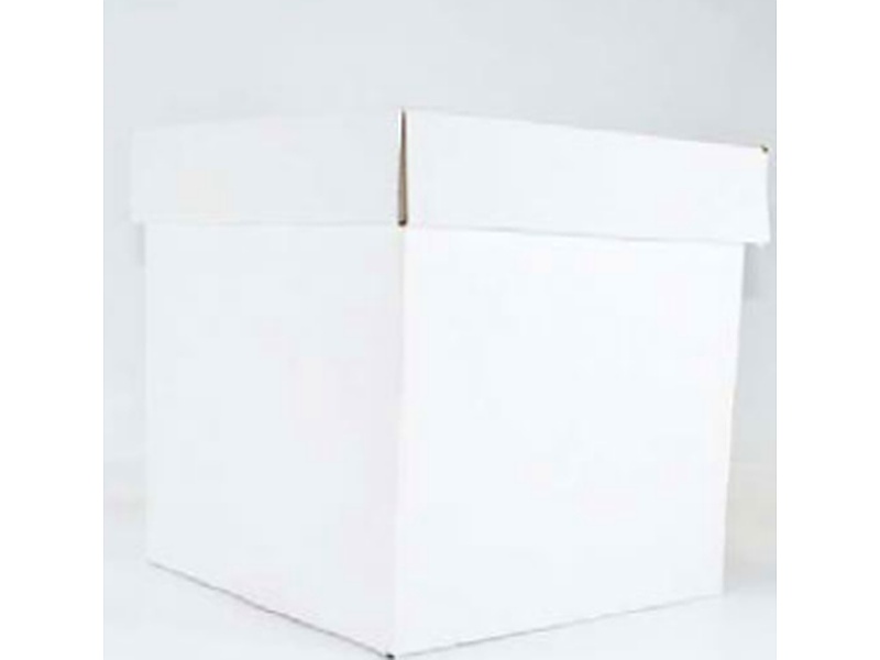 Caja cubo 2 piezas blanco Guatemala