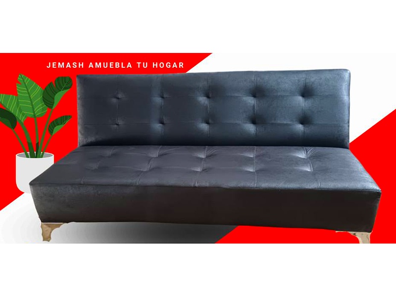 Sofá Cama Negro Guatemala