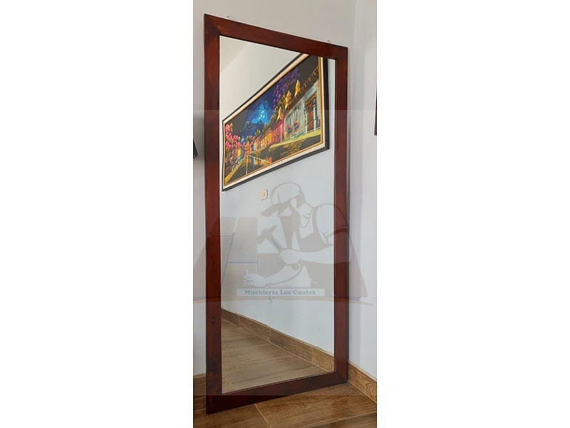 Espejo Borde Madera Guatemala