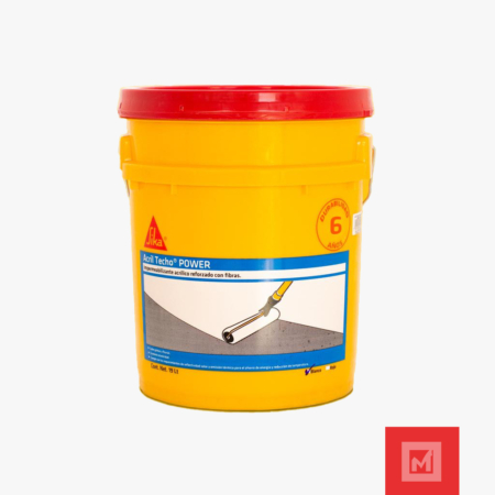 ACRIL TECHO SIKA POWER BLANCO 6a CUB 19L