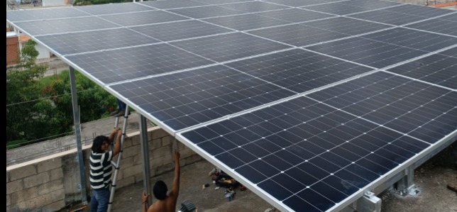 Panel solar para patio Guatemala 