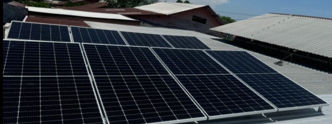Panel solar costa sur Guatemala