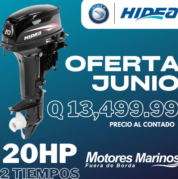 Motor marino 20HP Guatemala 