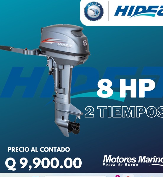Motor marino 8HP Guatemala
