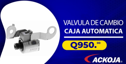 Valvula de cambios para caja automatica Guatemala