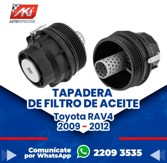 Tapa filtro de aceite Toyota Guatemala