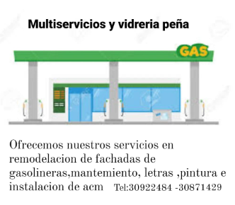 Multiservicios y vidrieria peña  