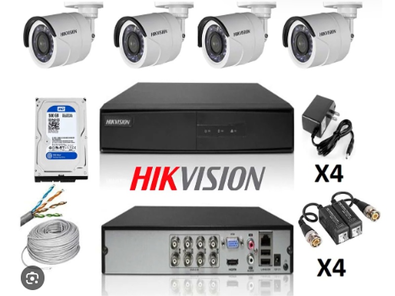 Kit Camaras HIK 4 k4 Guatemala