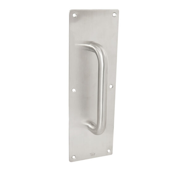 Placa jalador 4×12 pulg satinada