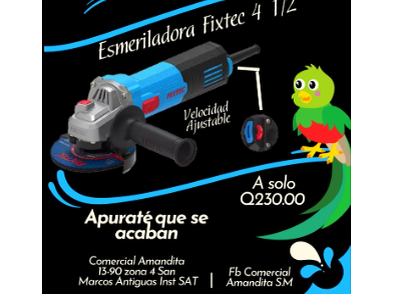 Esmeriladora Fixtee Guatemala