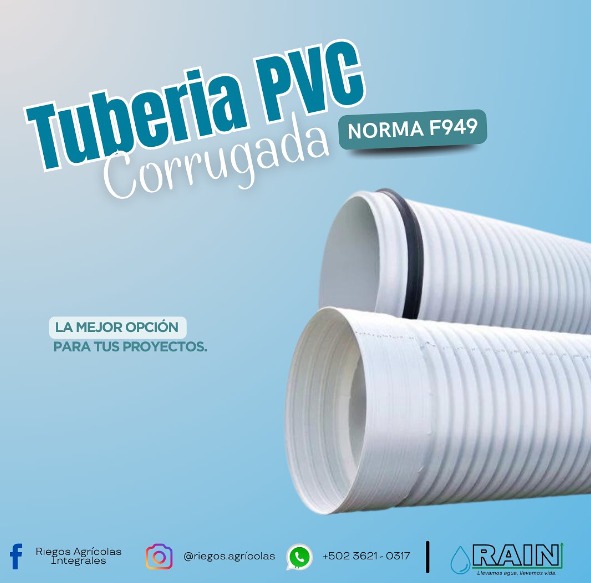 Tuberia PVC corrugada Guatemala