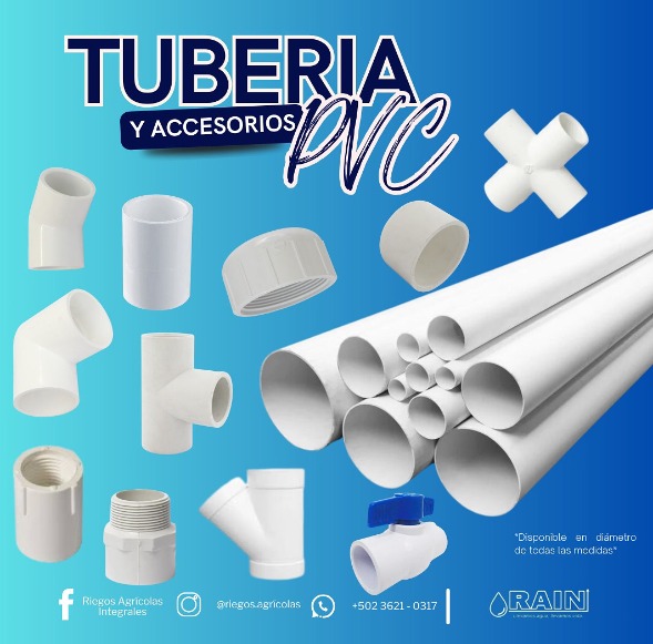 Tuberia y accesorios PVC Guatemala