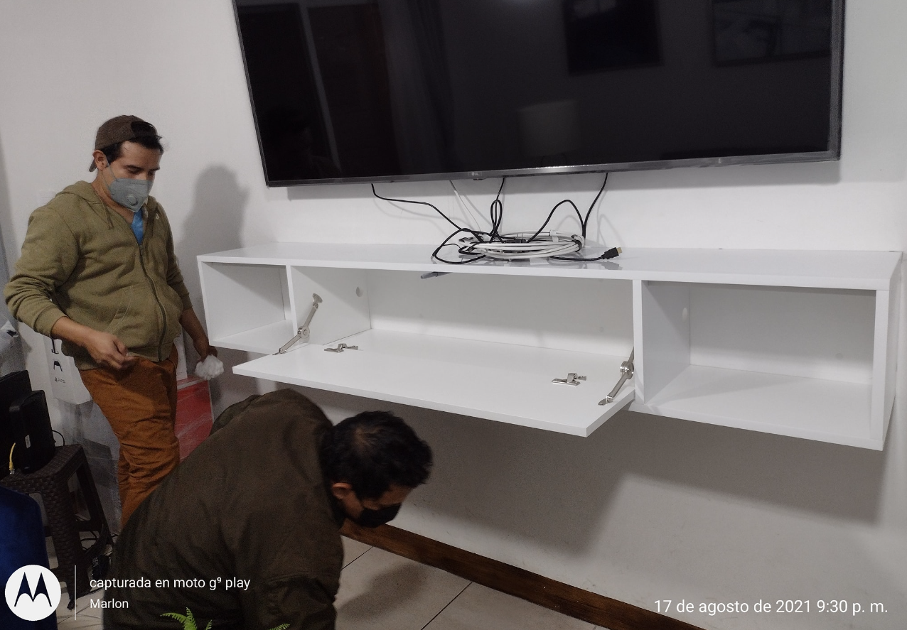 modular blanco tv Guatemala