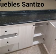 mueble blanco cocina Guatemala