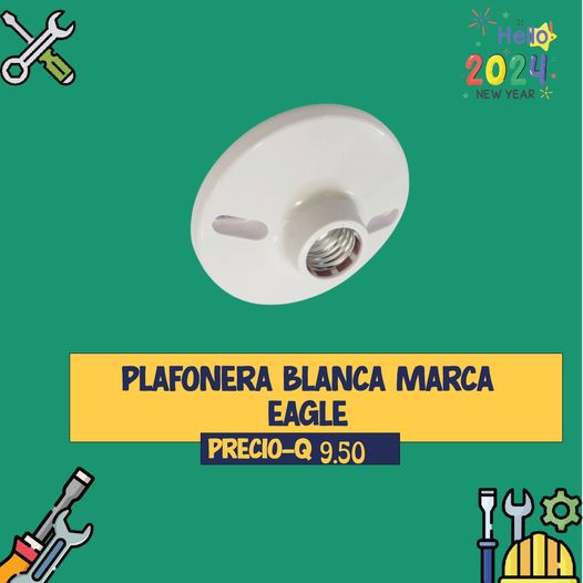 PLafonera blanca