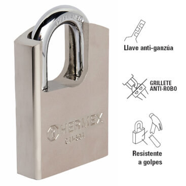 Candado acero 60mm