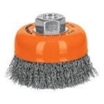 Cepillo alambre copa liso 3×5/8 14182 Truper