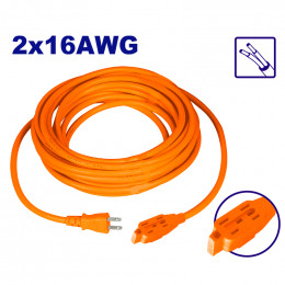 EXTENSION ELECTRICA NARANJA, DE 8 METROS