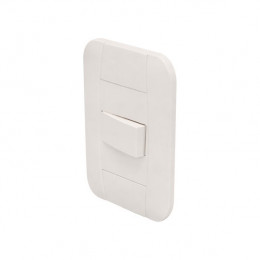 PLACA INTERRUPTOR SENCILLO CLASICA. MARCA