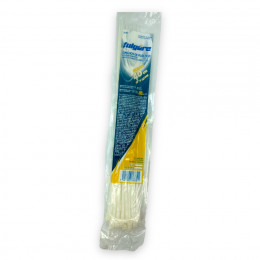 CINCHO DE PLASTICO BLANCO, 40 CENTIMETROS