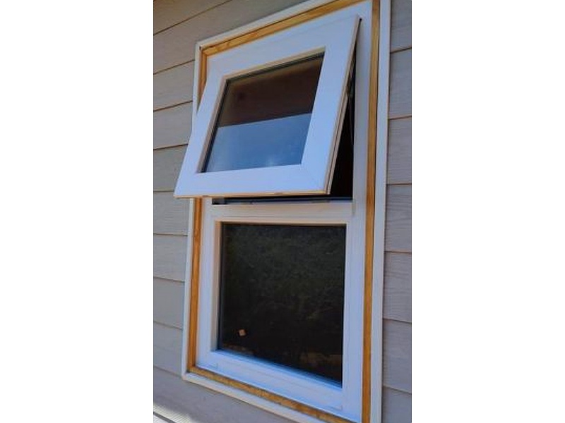 Ventana Blanca Proyectable PVC Guatemala