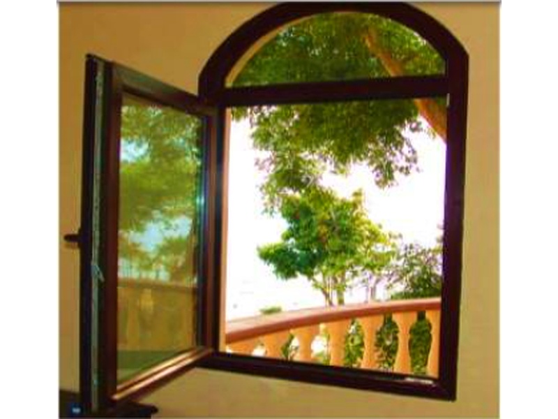 Ventana PVC Roble Guatemala