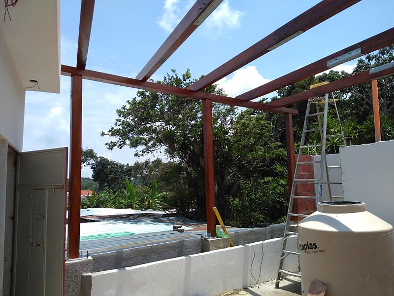 Instalación Pérgola Guatemala 