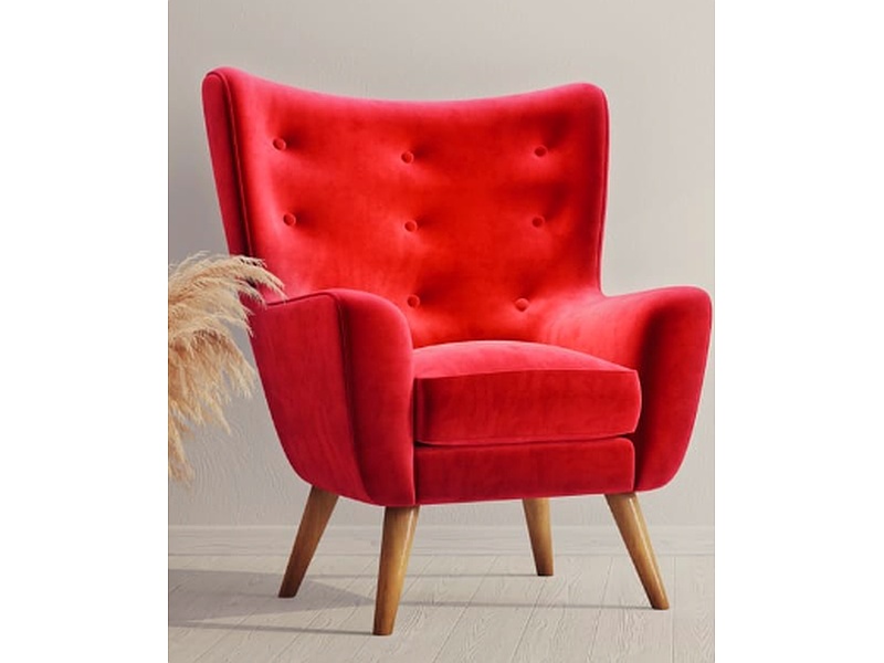 Silla Amoblada Roja Guatemala