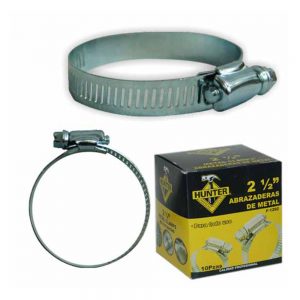 ABRAZADERA ACERO INOXIDABLE. 2-1/2″ F-1292