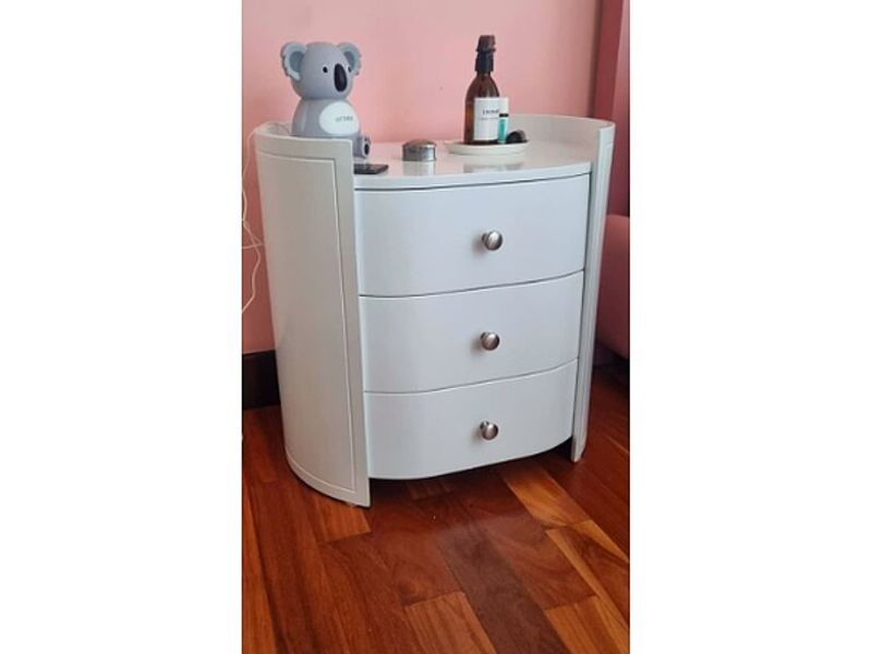 Mueble Velador Blanco Mixco