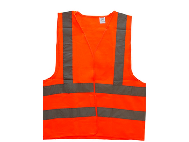 Chaleco Reflectivo Tela Nylon Naranja MIXCO