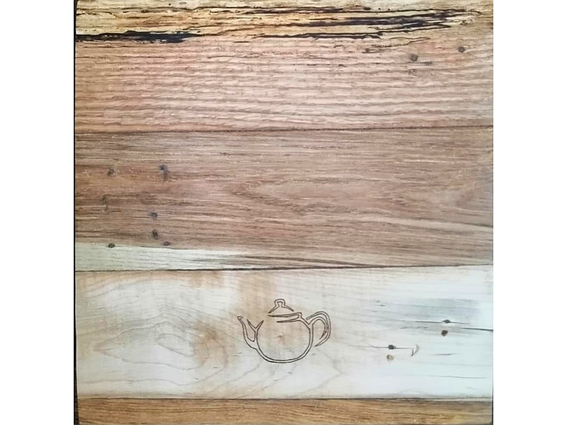 Caja té hecha mano pallet CIUDAD DE GUATEMALA