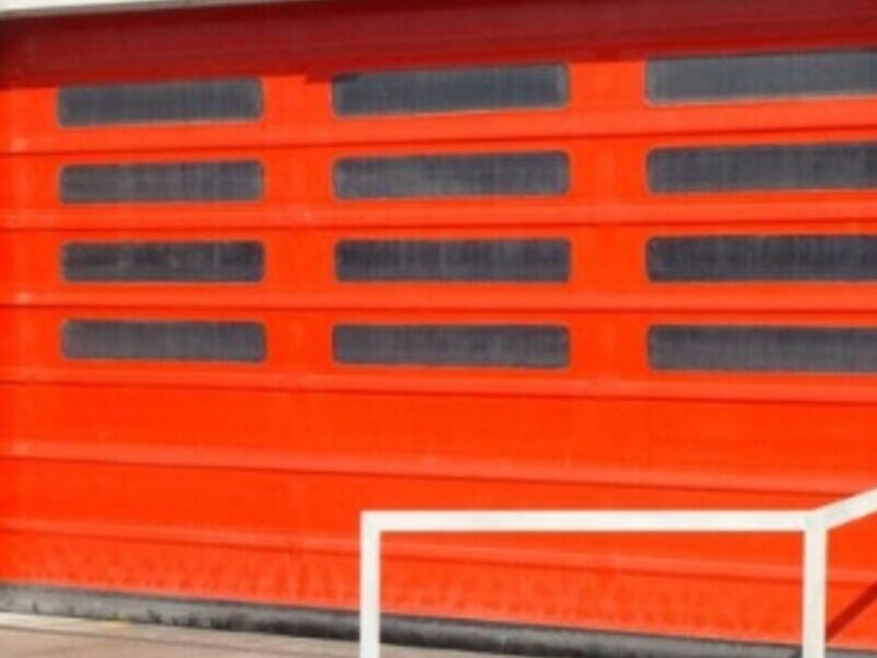Puertas enrollables rápidas en lona de PVC